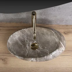 Rea Vasque À Poser Roxy B Stone Nature Grey Oval