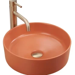 Vasque À Poser|Rea Vasque À Poser Sami Terra Orange Round