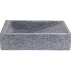 Vasque À Poser|Planète Bain Vasque à poser rectangle en pierre naturelle