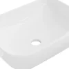Silla Global Vasque à poser rectangulaire, céramique 45,5x32,5x13,5 cm, blanc