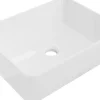 Lavabo|Silla Global Vasque à poser rectangulaire, céramique 48x37x13 cm Blanc