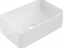 Lavabo|Silla Global Vasque à poser rectangulaire, céramique 36,5x23,5x12 cm Blanc