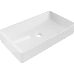 Silla Global Vasque à poser rectangulaire, céramique 62x35,5x11,5 cm Blanc