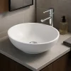 Vasque À Poser|Ambra Vasque à poser ronde 38 cm en Solid surface - Coppa