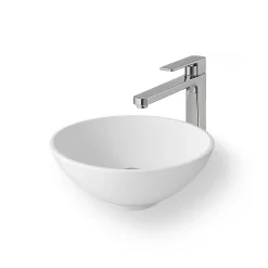 Vasque À Poser|Ambra Vasque à poser ronde 38 cm en Solid surface - Coppa