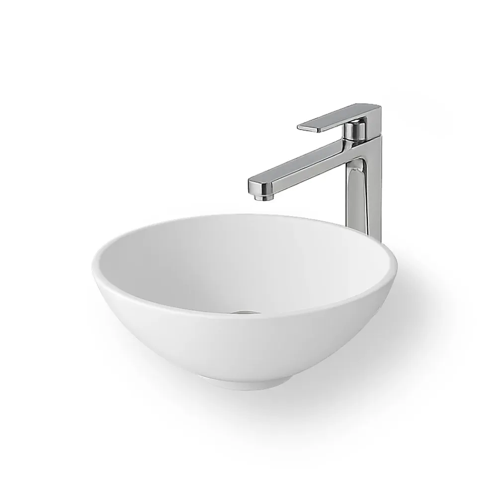 Vasque À Poser|Ambra Vasque à poser ronde 38 cm en Solid surface - Coppa