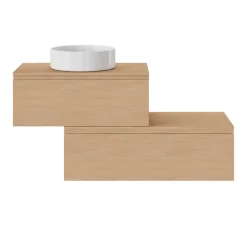 GoodHome Vasque à poser ronde céramique blanc mat Samal
