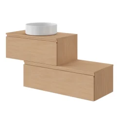 GoodHome Vasque à poser ronde céramique blanc mat Samal