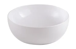 Vasque À Poser|GoodHome Vasque à poser ronde en céramique blanche Ø41.5 cm Ondava