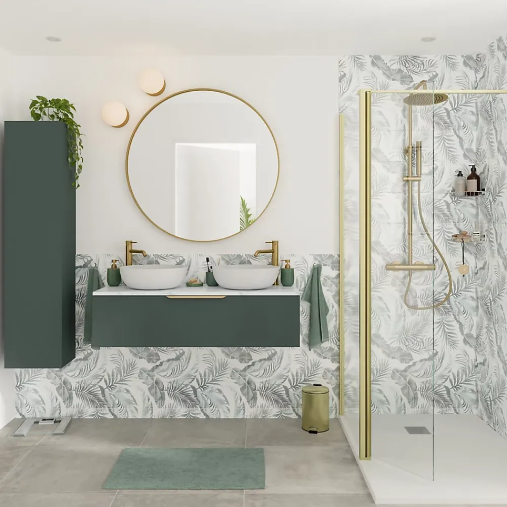 Vasque À Poser|GoodHome Vasque à poser ronde en céramique blanche Ø41.5 cm Ondava