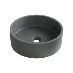Vasque À Poser|Homesight Vasque à poser ronde grès vert Ø36 x H.12 cm Swan