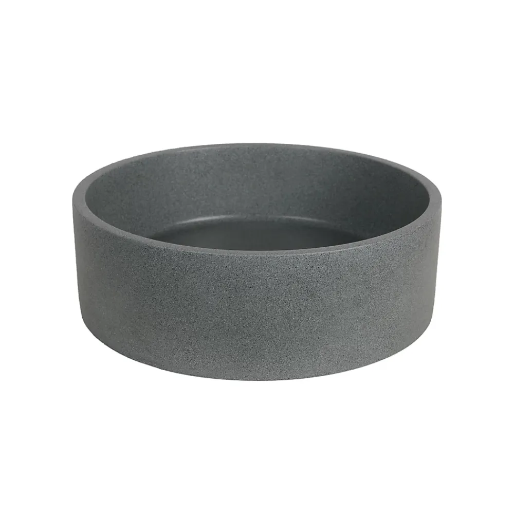 Vasque À Poser|Homesight Vasque à poser ronde grès vert Ø36 x H.12 cm Swan