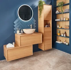 Vasque À Poser|Casa Linéa Vasque à poser ronde travertin ivoire Casa linea Elodie