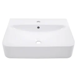Schulte Vasque À Poser Dara - 60,5 X 47 X 14,5 Cm - Rectangulaire - Blanc