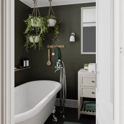 Vasque À Poser|GoodHome Vasque à poser Tekapo en résine blanc