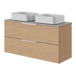 Vasque À Poser|GoodHome Vasque à poser Tekapo en résine blanc