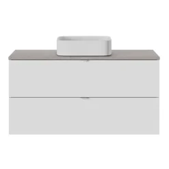 Vasque À Poser|GoodHome Vasque à poser Tekapo en résine blanc