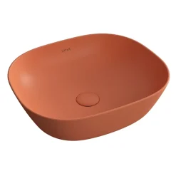 Vitra Vasque à poser Plural Clean terre rouge mat