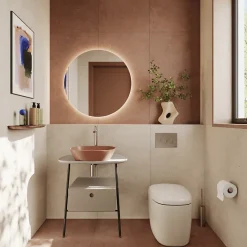 Vitra Vasque à poser Plural Clean terre rouge mat