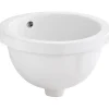 Sanindusa Vasque a encastrer par dessus céramique traditionnelle WCA blanc (compatible avec colonne WCA)