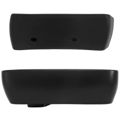 Vasque À Poser|Ml-Design Vasque a poser noir ceramique lave-main Evier pour salle de bain 450x270x130 mm