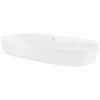 Ml-Design Vasque a poser ovale blanc en ceramique lavabo pour salle de bain 800x400x120 mm