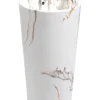 Lavabo|Rea Vasque Autoportante Blanka Marble White Round