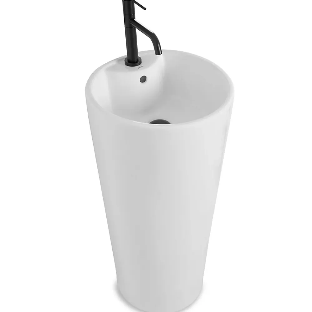 Lavabo|Rea Vasque Autoportante Blanka White Round