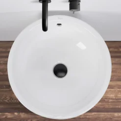 Lavabo|Rea Vasque Autoportante Estera White Round