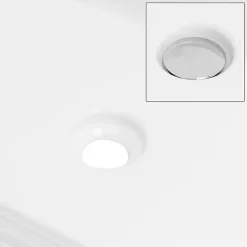 Vasque À Poser|Ml-Design Vasque blanc rectangulaire en ceramique lavabo lave-mains a poser 680x380x120 mm