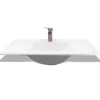 Lavabo|Autres Vasque cémarique Blanc à encastrer 75 x 35 cm Lavabo de salle de bain encastrable