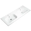 Plan Double Vasque|Bain-Bain Vasque céramique 120Cm KALI -