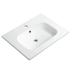 Plan Simple Vasque|Bain-Bain Vasque céramique 60Cm KALI -