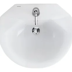 Vasque À Encastrer|Sanindusa Vasque céramique traditionnelle a encastrer Jade blanc