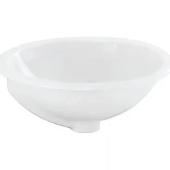 Vasque À Encastrer|Sanindusa Vasque céramique traditionnelle a encastrer par dessus Anna blanc