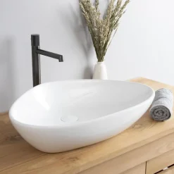 Wanda Collection Vasque en céramique à poser Travis 59cm