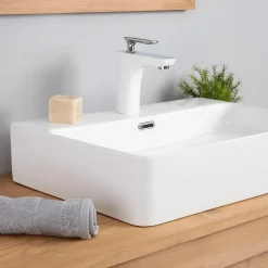 Vasque À Poser|Wanda Collection Vasque en céramique avec plage Olga 60cm
