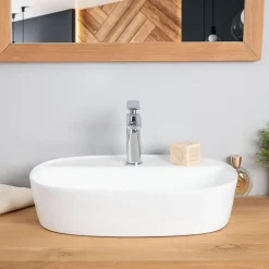 Vasque À Poser|Wanda Collection Vasque en céramique avec plage Bahia 50cm