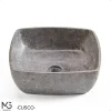 Vasque À Poser|MG Valencia Vasque en marbre naturel CUSCO GREY 40x40x15 cm