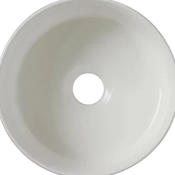 Planète Bain Vasque Lave mains Jany 25 cm - Blanc brillant - Faible diamètre - Rebords fins