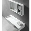Lavabo|Bernstein Vasque murale 100x46x20cm en fonte minérale avec espace de rangement - TWG62