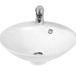 Cuisibane Vasque ronde à poser RESIBOL 45 cm - Blanc