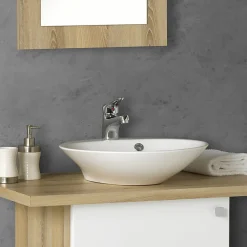 Cuisibane Vasque ronde à poser RESIBOL 45 cm - Blanc