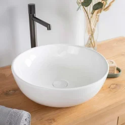 Vasque À Poser|Wanda Collection Vasque ronde en céramique Siam 41cm