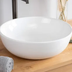 Vasque À Poser|Wanda Collection Vasque ronde en céramique Siam 41cm