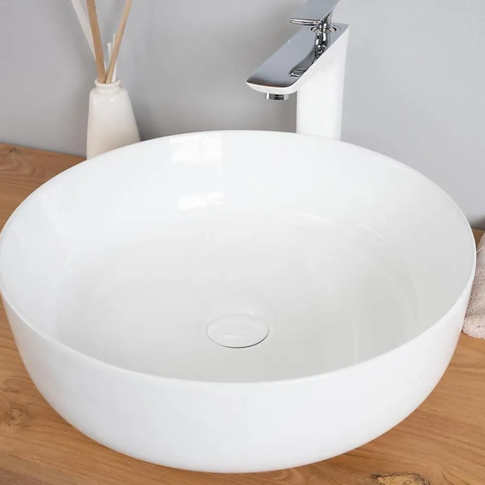 Vasque À Poser|Wanda Collection Vasque ronde en céramique Ipso 45cm