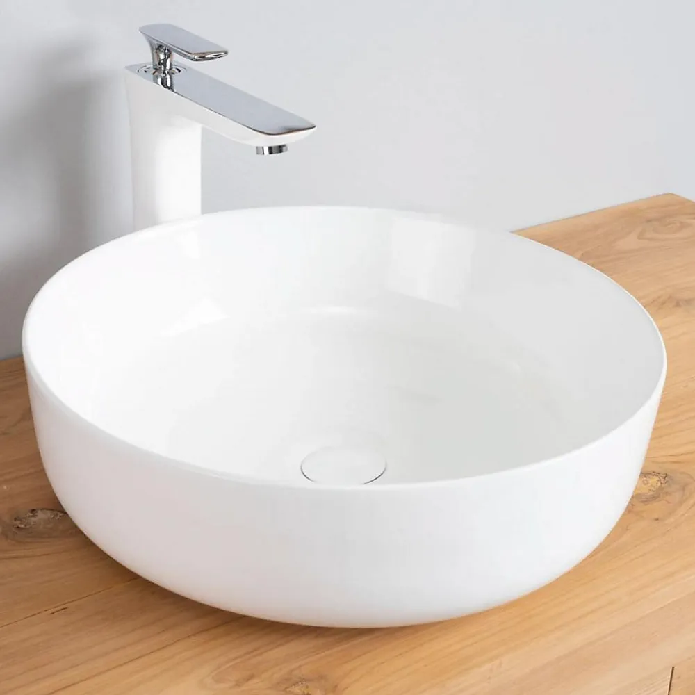 Vasque À Poser|Wanda Collection Vasque ronde en céramique Ipso 45cm