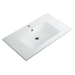 Plan Simple Vasque|Bain-Bain Vasque résine 80Cm NOLAN -