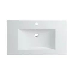 Plan Simple Vasque|Bain-Bain Vasque résine 80Cm NOLAN -