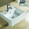 Rue Du Bain Vasque Semi Encastrable Carrée céramique - 41x41 cm - Pure